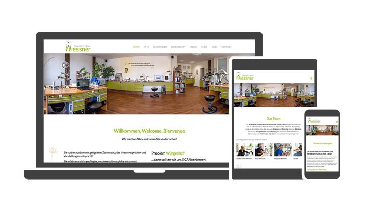 Webdesign Referenz Dental-Labor