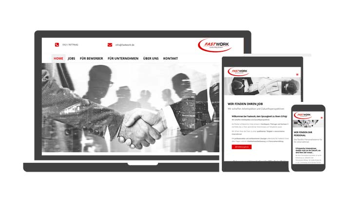 Webdesign Referenz Fastwork Consulting GmbH