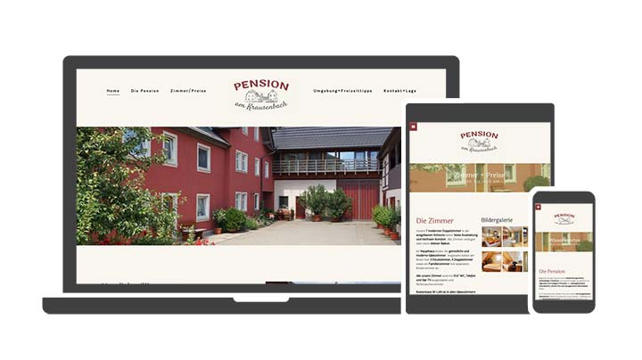 Webdesign Referenz Hotel Pension