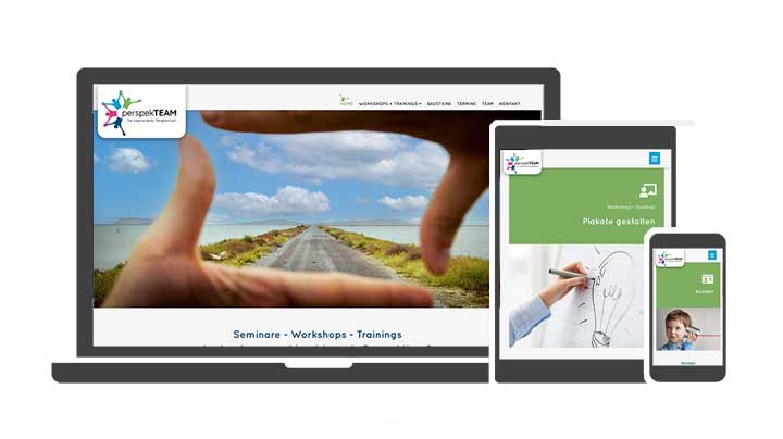 Webdesign Referenz perspekTEAM