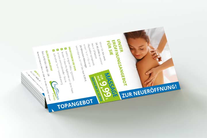 Gestaltung Flyer